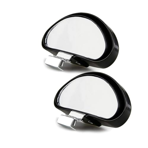 Kit de 2 Miroirs d’Angle Mort Réglables - Maximisez Votre Sécurité avec une Visibilité Panoramique pour Voitures, Camions, SUV et Vans