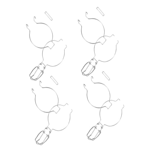 DOITOOL 4piezas Hebilla De Sellado Para Tarros De Cierre De Alambre De Acero Inoxidable Hebilla Para Tarros Mason Para Almacenamiento De Boca Ancha