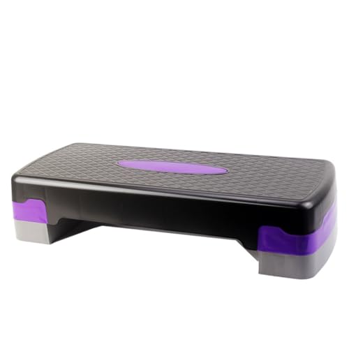 Vilom ステップスツール フットレスト ステップ運動 家庭用 エクササイズ スポーツ フィットネス 大人・子供対応 踏み台昇降 トレーニング用 滑り止め付き 室内運動 健康維持 (68CM,パープル)