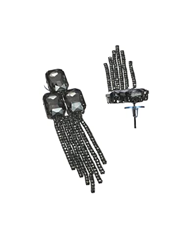 Block Tasseled Drop Earrings