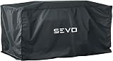 SEVERIN Grillabdeckung für SEVERIN SEVO (SMART CONTROL) GT Tischgrill, Grill Abdeckhaube aus wasserdichtem 600D Oxford-Gewebe, robuste Grillhaube gegen Witterung, schwarz, ZB 8127
