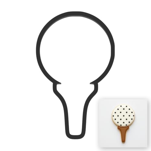Golf Ball on Tee Cookie Cutter 5in