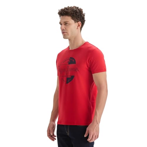 Image of Pepe Jeans Men T-Shirt|Cotton|Slim Fit