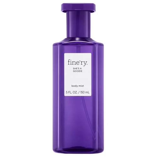 Image of Fine'ry Plum Floral Fragrance - She's a Goodie Hair + Body Fragrance Mist Spray for Women - Long-Lasting, Sensual, Fruity Scent with Plum, Gardenia & Tuberose, Cruelty-Free, Gift for Her (5 Fl Oz)