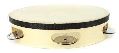 Westco Educational ProductsWood Tambourine with Head, 8 Inches, Natural