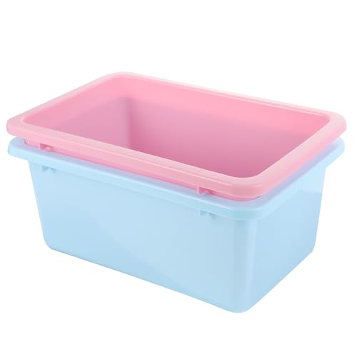 Caja de almacenamiento de plástico Hemobllo para organizar el escritorio 2