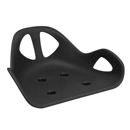 Selle de course pour go kart noir avec dossier ergonomique de rechange