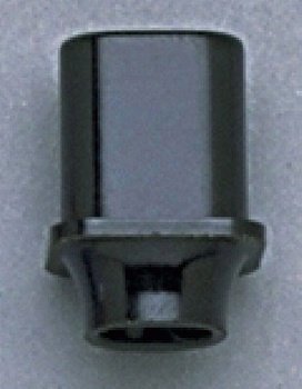 2 Tophat Tele Style Switch Knobs Fits US Black [sAi]