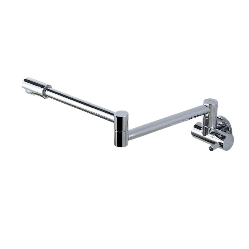 Robinet de cuisine pliable évier lavabo mitigeur mural chromé 360