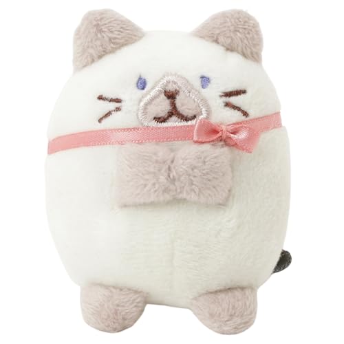 HAPiNS Fuku Fuku Nyanko �ӂ��ӂ��ɂ�� �}�X�R�b�g S �ʂ������ �L ���� ������ ��̂Ђ�T�C�Y �R���p�N�g �~�j�T�C�Y S�T�C�Y ���킢�� �L�����N�^�[ �n�s���Y (�V���[�V��)