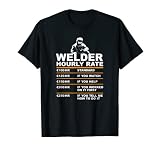 Montre amusante pour soudeur horaire ou cadeau humoristique T-Shirt