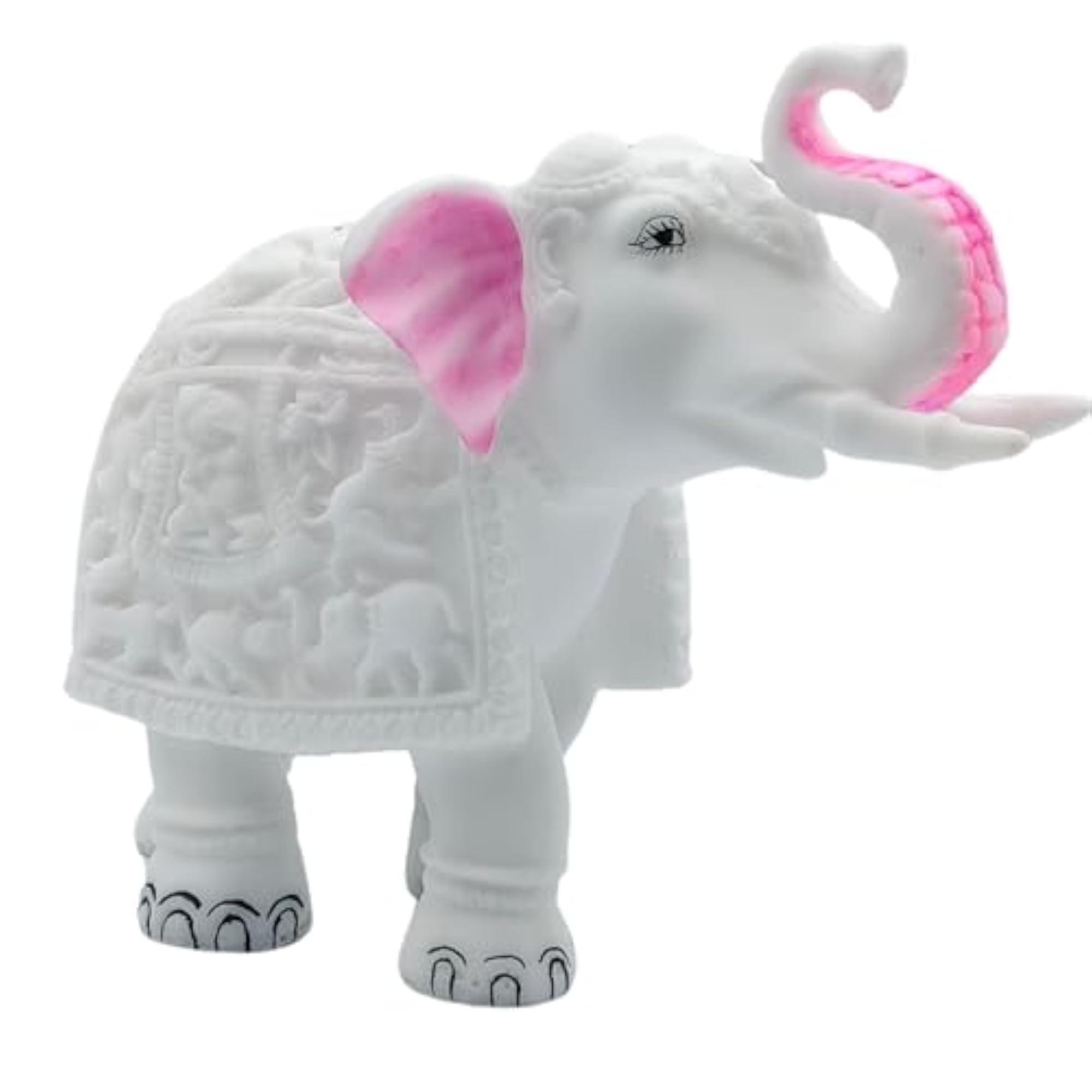 White Marble Elephant Statue, Vaastu Feng Shui Decor