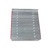 Aluminum Protective Curtain Pallet Roller Shutter Dust Cover for Ballscrew 150mm-200mm | Heavy-Duty 5mm Thickness(L200mm W160mm)