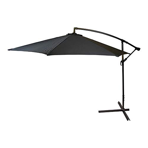 FRABER Parasol EXCENTRICO 270CM Negro Cuerpo Aluminio