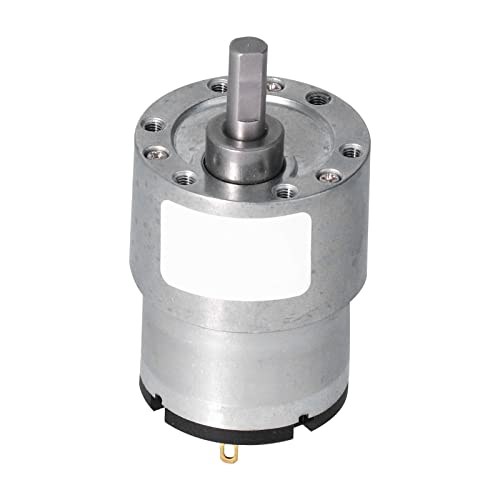 Motoréducteur torsion élevée 24V en métal avec rotation réversible pour système embarqué