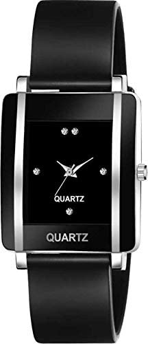ENDEAVOUR Analogue Quartz Movement Black Color Rectangular Dial Watch for Girls and Women (B07RYGJWHK) Amazon Price History, Amazon Price Tracker