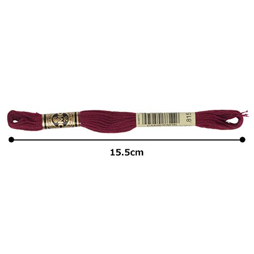 Image of DMC 6-Strand Embroidery Cotton Floss, Medium Garnet