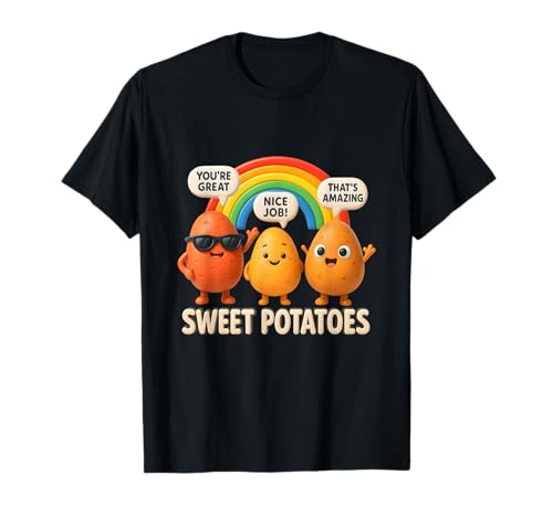 Sweet Potato Motivation Root Vegetable Camote Vegetarian T-Shirt