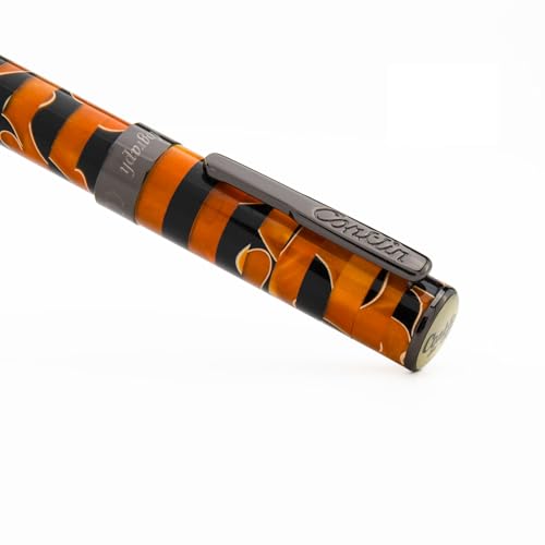 Stylo plume Orange Conklin Stylograph Mosaic luxe avec plume large pour calligraphie - 5