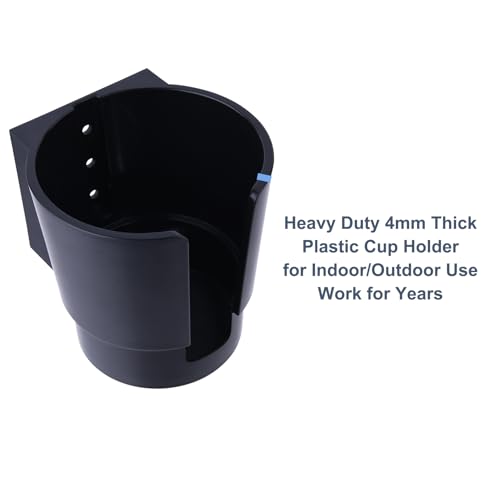 Portavasos magnético universal plástico negro 2 unidades miniatura 6