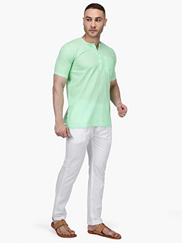 Image of Rajubhai Hargovindas Mens Casual Cotton Straight Kurta