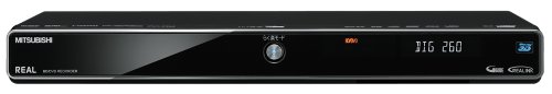 三菱電機 500GB 2チューナー ブルーレイレコーダー ブラックメタリック REAL DVR-BZ260