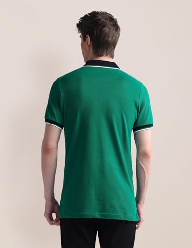 Image of U.S. Polo ASSN. Solid Slim Fit Polo T Shirts for Men - 100% Cotton, Half Sleeve Mens Tshirt