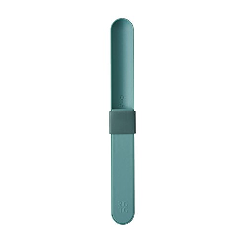Stelton RIG-TIG by Measure it Cuillère à mesurer, Plastique, Dusty Green, H 1,5 cm, T 3 cm, L 22 cm