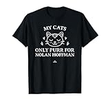 Cat Lovers for Nolan Hoffman Prospect Baseball Fan Gear T-Shirt