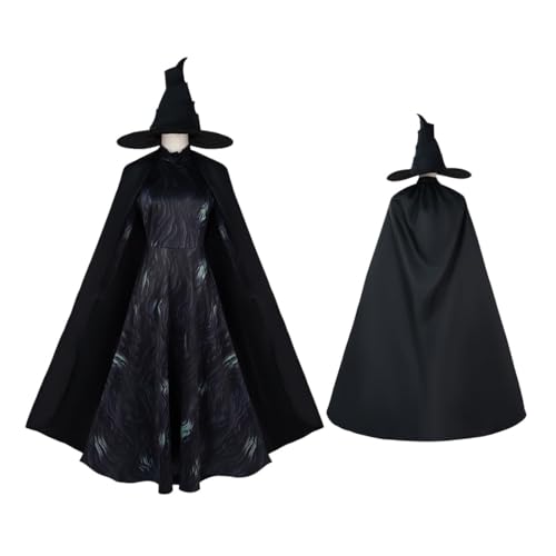［REENEW］ ウィキッド ふたりの魔女 コスプレ衣装 王冠付き 帽子付き ウィッグ付き コスプレ エル ファバ グ...