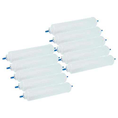 vhbw 10x Filtre à eau cartouche compatible avec Siemens KA58NP90/05, KA58NP90/04, KA58NP90/07, KA58NP90/06, KA58NP90/03 réfrigérateur
