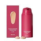 Official SMOOCHIÉSKIN Korean Color Changing Foundation, Foundation For Mature Skin, Automatically Adjusts Makeup Application, Concealing Fine Lines And Wrinkles, Moisturizing And Hydrating