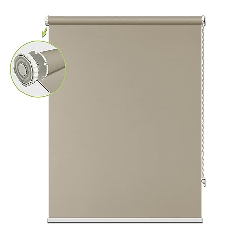 FHSBlinds ���[���X�N���[�� �˂����莮 FHSBlinds ���[���J�[�e�� �������s�v �P���Ռ� ���ς莮 �I�[�_�[���C�h �ՔM �`�F�[���� UV�J�b�g �h�� ��35~230cm/��?300cm FS-MLS-KAOLA �R�[�q�[ ��75*��2