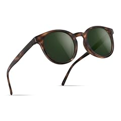 A05-matte-red Tortoise+green Lenses