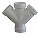 Genova Products 73415 Double Wye Pipe Fitting, 1 1/2"