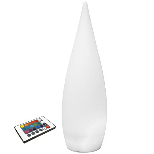 @tec LED Stehlampe 80 cm, Tropfenförmig, 16 Farben mit Farbwechsel,...