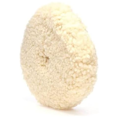 Woolous Buffing and Polishing Pads 200mm - Wool Double Sided Buffing Pad - Buffing Pads for 2-Sided Compound Cutting and Polishing 8 inch Cover