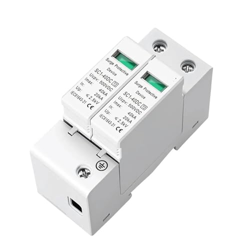 Protector contra sobretensiones CC 1000V pararrayos fotovoltaico para paneles solares 4