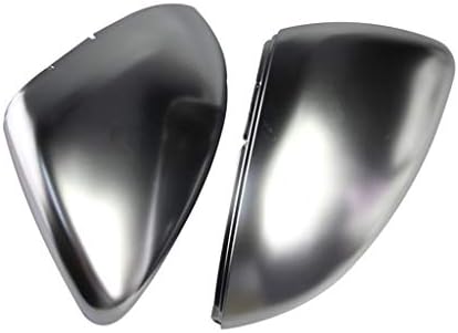 DDlong New 1 Pair Matt Chrome Rearview Side Mirror Cover Caps for Golf 7 MK7 Lamando Touran