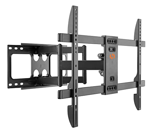 Husky Mounts Dual Arm Led Lcd Full Motion Swivel Tv Mount, 32" - 80" Flat Screens, Swivels 120 Degree, Adjustable Tilt, Hdmi Cable & Hardware Included #TOP6