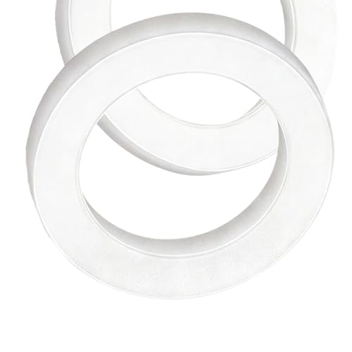 Voyoo 100 Stück Angelringe, Zimmertürscheiben, für Innentüren und Schranktüren gleichermaßen im Modellbau