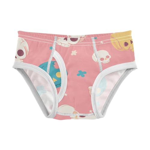 KLL Skulls Seamless Toddler Boys Soft Briefs Underwear Cute Children Undies