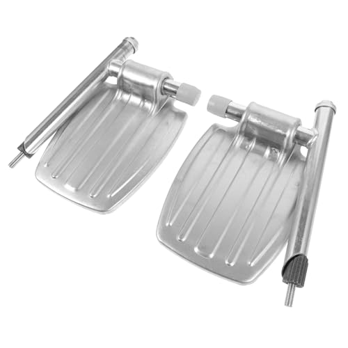 NULYLU Pair Wheelchair Foot Pedal Rod Anti-Slip Wheelchair Accessory for Adults Leg Rest Replacement Safety Support Pole