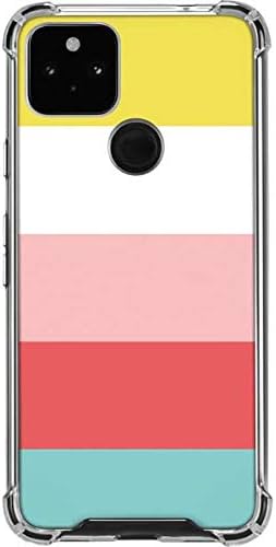 Skinit Clear Phone Case Compatible with Google Pixel 4a 5G - Spring Stripes Design