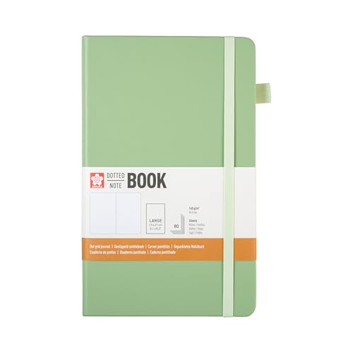 Carnet de notes patine pâle Sakura rigide en papier certifié FSC