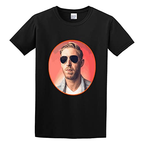 Camiseta para hombre de color naranja Cassidy Aew, Negro , S