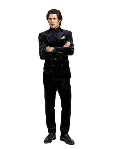 Blazer velours homme chic avec boutons veste costume smoking mariage