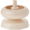 Beadalon Spin-N-Bead, Mini Size Bead Spinner Bowl Includes 1 Curved Big Eye Needle for Easy Bead Stringing and Jewelry Making, Natural