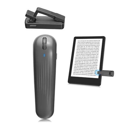 ADZERD Virador de página remoto para Kindle Paperwhite, clique de leitor eletrônico sem fio para leitura de iPad na cama, controle remoto de e-book mãos livres para tablet Kobo Scribe Oasis iOS