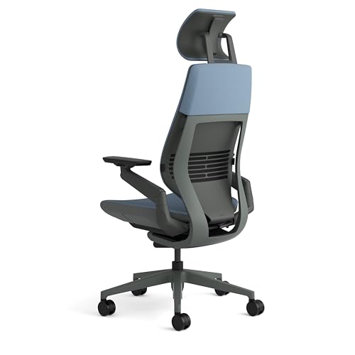 Image of Steelcase Gesture Ergonomic Office Chair With 360 Armrests, 3D Live Back Lumbar Support, Adjustable Headrest Cloud